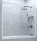 Шторка на ванну стеклянная «Vegas Glass» ZV Novo 190/140 прозрачная/белая универсальная, фото №1