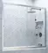 Шторка на ванну стеклянная «Vegas Glass» ZV Novo 190/140 прозрачная/хром матовая универсальная, фото №1