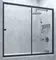 Шторка на ванну стеклянная «Vegas Glass» ZV Novo 190/140 прозрачная/чёрная матовая универсальная, фото №1