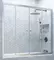Шторка на ванну стеклянная «Vegas Glass» Z2V Novo 185/140 прозрачная/хром матовая, фото №1