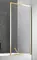 Шторка на ванну стеклянная «Vincea» VSB-41700CLG 70/140 прозрачная/золотая универсальная, фото №1