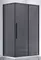 Душевой угол-ограждение «Vincea» Slim-N VSR-4SN9011CGB 110/90 тонированный/чёрный прямоугольный без поддона универсальный, фото №1