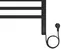 Электрический полотенцесушитель «Акватек» Альфа П7 AQ EL RRP0770BL 50/70 чёрный муар с полкой правый, картинка №10
