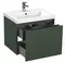 Тумба с раковиной «Cersanit» Grande 60 (Como 60) подвесная зелёная, изображение №4