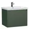 Тумба с раковиной «Cersanit» Grande 60 (Como 60) подвесная зелёная, фото №1