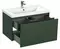 Тумба с раковиной «Cersanit» Grande 80 (Como 80) подвесная зелёная, фотография №3