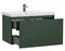 Тумба с раковиной «Cersanit» Grande 80 (Como 80) подвесная зелёная, изображение №4