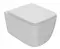 Подвесной унитаз безободковый «Point» Меркурий PN41831WM белый матовый с сиденьем дюропласт с микролифтом белое, фото №1
