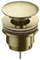Донный клапан для раковины «AQUAme» AQM7003BG с механизмом Клик-Клак brushed gold, фото №1