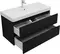Мебель для ванной подвесная «Aquanet» Вега 100 чёрная, картинка №6 Мебель для ванной подвесная «Aquanet» Вега 100 чёрная, картинка №6