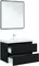 Мебель для ванной подвесная «Aquanet» Вега 2.0 80 чёрная, картинка №2 Мебель для ванной подвесная «Aquanet» Вега 2.0 80 чёрная, картинка №2