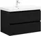 Мебель для ванной подвесная «Aquanet» Вега 2.0 80 чёрная, изображение №4 Мебель для ванной подвесная «Aquanet» Вега 2.0 80 чёрная, изображение №4