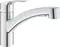 Смеситель для кухонной мойки «Grohe» Eurosmart 30305001 с выдвижным изливом хром, фото №1