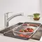 Смеситель для кухонной мойки «Grohe» Eurosmart 30305001 с выдвижным изливом хром, картинка №2