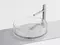 Раковина «Ceramica Nova» Cristal 36/36 CN6062 стеклянная прозрачная, фото №1 Раковина «Ceramica Nova» Cristal 36/36 CN6062 стеклянная прозрачная, фото №1