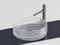 Раковина «Ceramica Nova» Cristal 36/36 CN6062 стеклянная прозрачная, фотография №3 Раковина «Ceramica Nova» Cristal 36/36 CN6062 стеклянная прозрачная, фотография №3