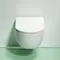 Подвесной унитаз безободковый «Ceramica Nova» Modena белый матовый с сиденьем дюропласт с микролифтом белое, изображение №4