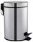 Мусорное ведро с педалью «Mediclinics» PP1321CS 20 л матовый хром, фото №1