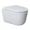 Подвесной унитаз безободковый «Creo Ceramique» LYon 2.0 LY1100R белый с сиденьем дюропласт с микролифтом белое, фото №1