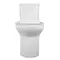 Унитаз моноблок безободковый «Creo Ceramique» One ON0103 белый с сиденьем дюропласт с микролифтом белое, фото №5