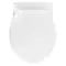 Подвесной унитаз безободковый «Creo Ceramique» Project PR1100N белый с сиденьем дюропласт с микролифтом белое, фотография №7