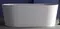 Ванна акриловая «Abber» AB9209MW 170/80 с каркасом с сифоном белая матовая, фото №1