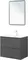 Тумба с раковиной «Aquanet» Арт 75 (Арт 75) подвесная ясень графит, изображение №4