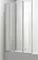 Шторка на ванну стеклянная «Azario» Preston 110/150 прозрачная/хром универсальная, фото №1