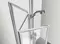 Шторка на ванну стеклянная «Azario» Preston 110/150 прозрачная/хром универсальная, фотография №3
