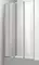 Шторка на ванну стеклянная «Azario» Preston 120/150 прозрачная/хром универсальная, фото №1