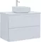 Тумба с раковиной «Aquanet» Терра 90 (City 38/38) подвесная белая матовая, фото №1