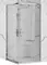 Душевой угол-ограждение «Loranto» Neo CS-21809 100/100 квадратный прозрачный/серебро без поддона, картинка №2