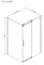 Душевой угол-ограждение «Loranto» Neo CS-22111 120/90 прямоугольный прозрачный/серебро без поддона универсальный, фотография №3
