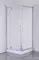 Душевой угол-ограждение «Loranto» Sunway CS-604 C 90/90 квадратный прозрачный/хром с поддоном универсальный, картинка №2