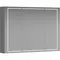 Зеркальный шкаф «Aqwella» Simplex 100 с подсветкой белый, фото №1
