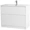 Тумба с раковиной «Belbagno» Kraft 100 (BB1000ETL 101/46) Bianco Opaco, фото №1