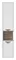 Пенал «Brevita» Bergen 35 подвесной белый матовая эмаль/дуб Галифакс олово левый, картинка №2