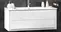 Тумба с раковиной «Opadiris» Луиджи 120-2 (Ibiza 121) подвесная белая матовая, фото №1