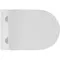 Комплект инсталляция с унитазом, крышкой и кнопкой смыва «Aqueduto» Cone AQDS002 безободковый белый, изображение №4