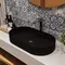 Раковина «Aqueduto» Espiral 60/39 ESP0240 фаянсовая чёрная матовая, картинка №6