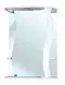 Зеркальный шкаф «Bellezza» Лиана 55 с подсветкой белый правый, фото №1