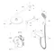 Душевая система «Milardo» Rora RORSB03M68 хром, картинка №10