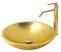 Раковина «Migliore» Arena 46/46 искусственный камень золото, картинка №2
