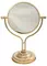 Косметическое зеркало «Migliore» Mirella 17321 на стол золото, фото №1
