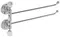 Полотенцедержатель двойной поворотный «Migliore» Amerida 16586 на стену хром, фото №1