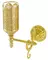 Стакан для зубных щёток «Migliore» Versailles 32687 на стену золото, фото №1