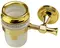 Стакан для зубных щёток «Migliore» Dubai 31252 на стену золото, фото №1