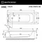 Гидромассажная ванна акриловая «Whitecross» Vibe 170/70 Smart Nano с каркасом с сифоном белая/хром, изображение №8