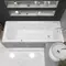 Гидромассажная ванна акриловая «Whitecross» Vibe 170/70 Ultra Nano с каркасом с сифоном белая/хром, изображение №4