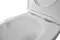 Подвесной унитаз безободковый «Loranto» Ester 87265 белый с сиденьем дюропласт с микролифтом белое, картинка №10